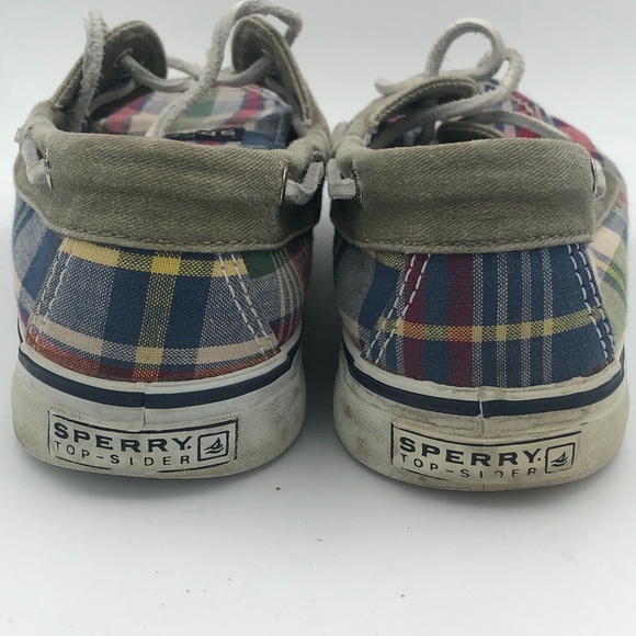Sperry Top-Sider Dock Boat Canvas Plaid 9605551 - Picture 4 of 5